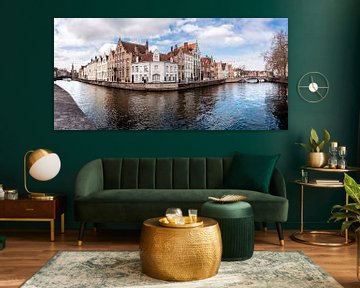 Panorama de Bruges - Belgique sur Thijs van Beusekom