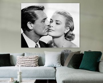 Grace Kelly and Cary Grant van Bridgeman Images