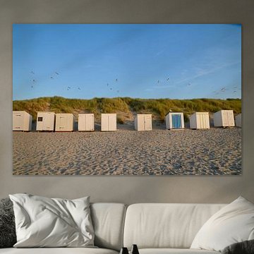 Strandbuden am Strand Oostkapelle