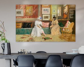 A Friendly Call, William Merritt Chase