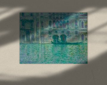Palazzo da Mula, Venedig, Claude Monet