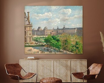 Place du Carrousel, Parijs, Camille Pissarro
