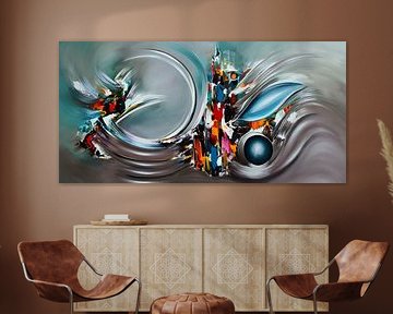 Abstract Time by Gena Theheartofart