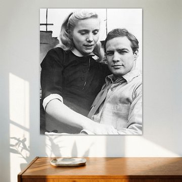 Marlon Brando en Eva Marie Saint