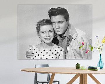 Elvis Presley en Dolores Hart van Bridgeman Images