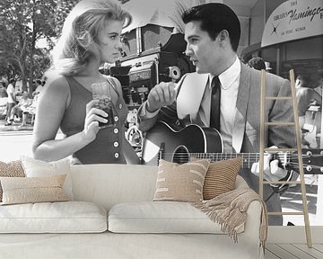 Elvis Presley en Ann-Margret... van Bridgeman Images