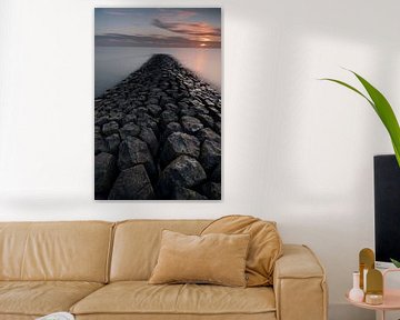 große Steine am IJsselmeer von Marcel Hof