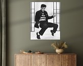 Elvis Presley, Jailhouse Rock, 1957 print by Bridgeman Images