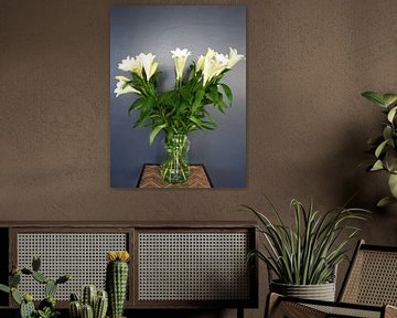 Bouquet d'amaryllis au printemps sur Atelier Liesjes