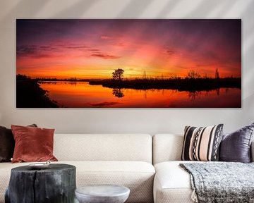 Sunrise panorama van Jeroen Mikkers
