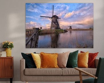 Kinderdijk mills by Sander Poppe
