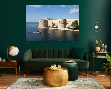 The Castello Aragonese in Taranto, Italy by Berthold Werner