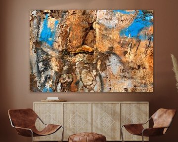 Weathered wall - study 1 by Hans Kwaspen