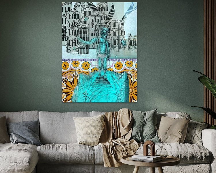 Example of the artwork in a room