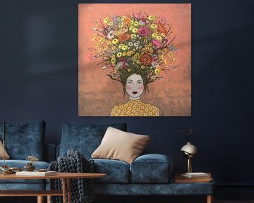 Bloemen in mijn gedachte  (gezien bij vtwonen) van Kris Stuurop