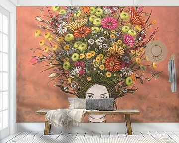 Flowers on my mind by Kris Stuurop
