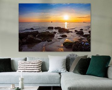 Sonnenuntergang Küste von Zeeland