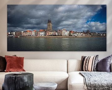 Panorama Deventer met wolken van Sander Korvemaker