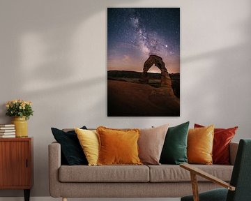 Milky Way Delicate Arch - Arches National Park by Arthur Janzen