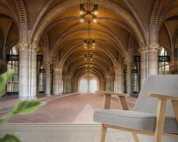 Tunnel passage onder het Rijksmuseum in Amsterdam