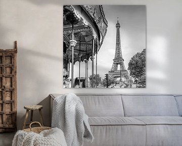 Typisch Parijs | Monochroom van Melanie Viola