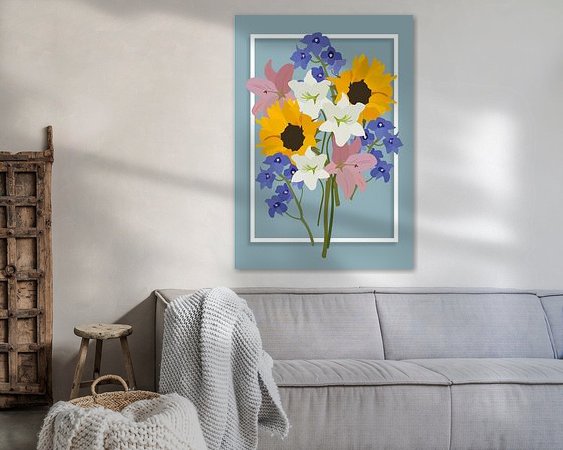 Example of the artwork in a room