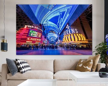 Fremont street Las Vegas - Old strip by Keesnan Dogger Fotografie