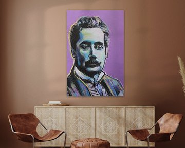 Porträt von Giacomo Puccini von Helia Tayebi Art