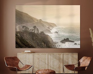 Highway 1 - Californie van Keesnan Dogger Fotografie