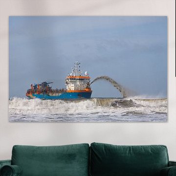 Regenbogen Schleppender Saugtrichter-Bagger