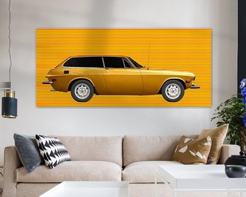 Volvo P1800 ES in yellow mixed
