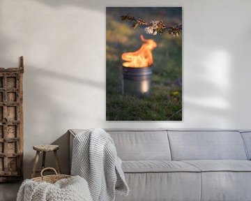Vuurpot kersenboomaard van Moetwil en van Dijk - Fotografie