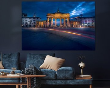 Blue Hour Brandenburger Tor von Iman Azizi