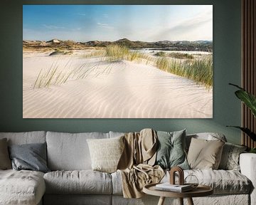 Le sable se déplace dans les dunes sur Fotografie Egmond