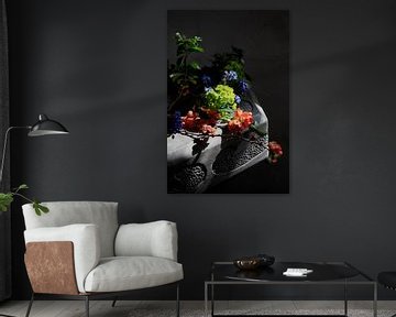 Nature morte avec des fleurs sur Richard Mijnten