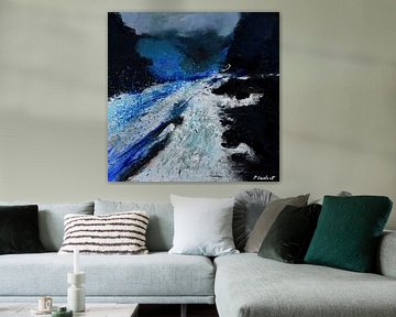 Blauwe stroom