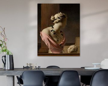 Trompe l'Oeil mit einer Büste der Venus, Caesar van Everdingen