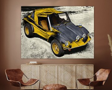 VW-Buggy APAL Jet in yellow & black