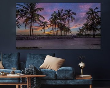 Sunnrise at Ocean Drive Miami Beach by Rene Ladenius Digital Art