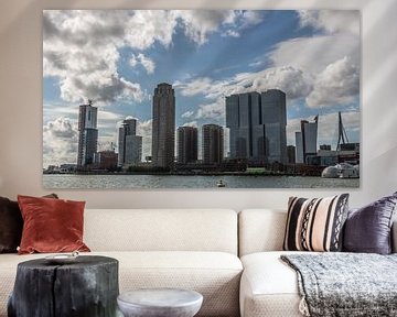 Skyline Kop van Zuid - Rotterdam van Lizanne van Spanje