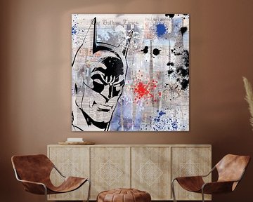 Batman Pop Art van Rene Ladenius Digital Art