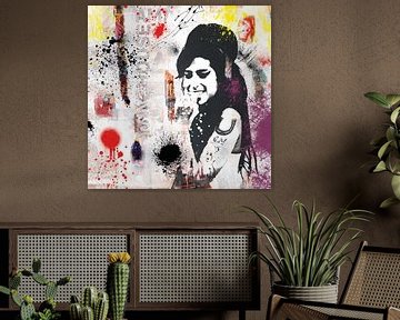 Amy Winehouse Pop Art van Rene Ladenius Digital Art