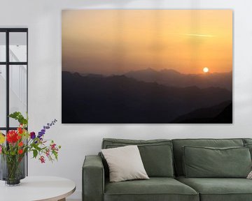 Sonnenaufgang in den Alpen von Karina Baumgart