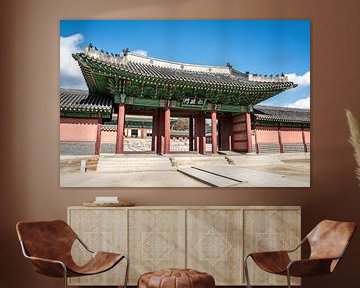 Tor zum Changdeokgung-Palast in Seoul von Mickéle Godderis