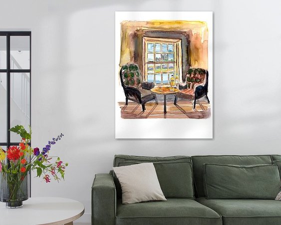 Example of the artwork in a room