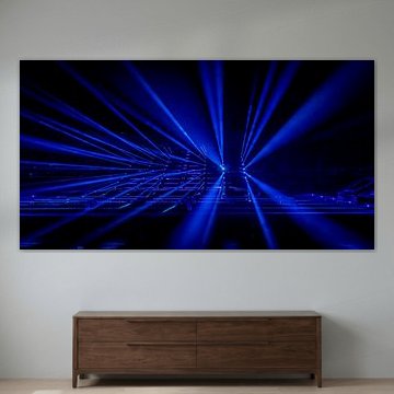 Glühen 2019 - Lichtstrahlen PSV-Stadion - Eindhoven von Fotografie Ploeg