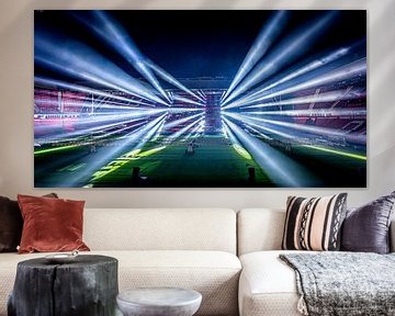 Glow 2019 - Light beams PSV Stadium - Eindhoven by Fotografie Ploeg