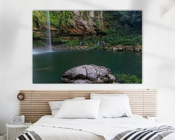Misol-Há-Wasserfall, Palenque, Mexiko von Speksnijder Photography