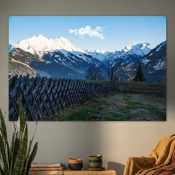 Frühling in Mittersill Hohe Tauern Pinzgauerzaun