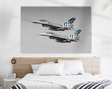 Belgische F-16 Fighting Falcons color cutout van Marc Hederik Fotografie